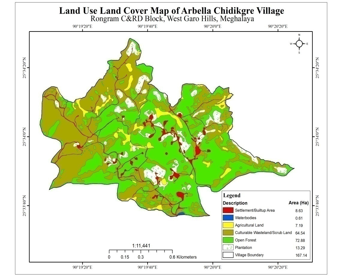 F:\Village Report Ajita\Arbella\Arbella Chidikgre_lulc.jpg